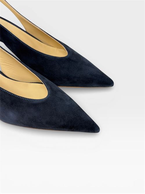 Décolleté Slingback in Camoscio Blu IL LACCIO | B35CAMOSCIOBLU